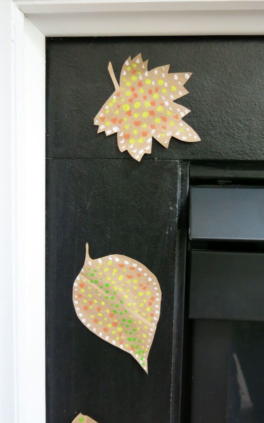 folhas de papel de aougueiro fceis adicionam o toque certo ao manto de outono