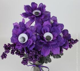 eye see you quick halloween bouquet, crafts, flowers, halloween decorations, seasonal holiday decor