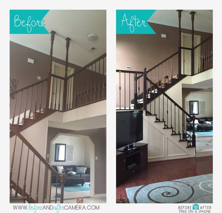 it looked easy on pintrest adventures of a 6 week stair case remodel, diy, home improvement, stairs