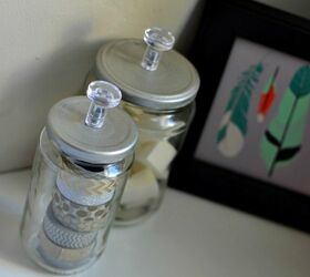 under 1 diy storage jars, crafts, organizing, repurposing upcycling