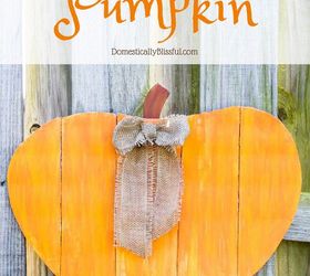 faux wood pumpkin, crafts, repurposing upcycling, thanksgiving decorations