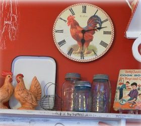 how to display vintage collectibles in a country kitchen, how to, kitchen design, shabby chic, shelving ideas