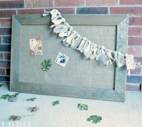 s these 18 insanely cute burlap ideas are guaranteed to make you smile, crafts, reupholster, Make a Pretty Pin Board for Fall Photos