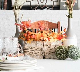 s these 18 insanely cute burlap ideas are guaranteed to make you smile, crafts, reupholster, Use Some to Dress Up a Woodsy Centerpiece