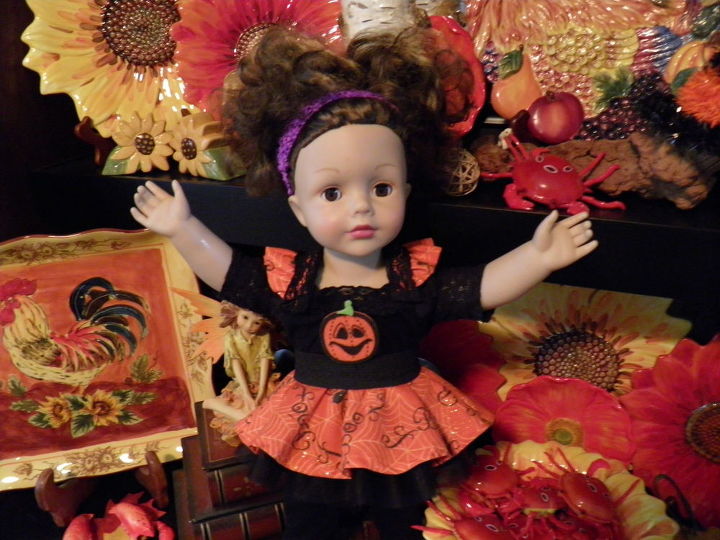 little jo s doll party little jo s halloween costume, halloween decorations, seasonal holiday decor