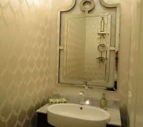 before after builder basic powder room to beautiful