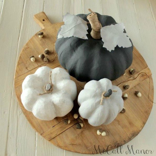 s 10 tasty ways to add some pumpkin spice to your home, crafts, halloween decorations, seasonal holiday decor, Chalk Painted Pretties