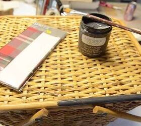3 00 picnic basket makeover, crafts, repurposing upcycling