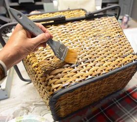 3 00 picnic basket makeover, crafts, repurposing upcycling