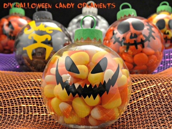 halloween candy ornaments, crafts, halloween decorations, seasonal holiday decor