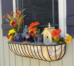 window basket upgrade for winter or always, crafts, repurposing upcycling