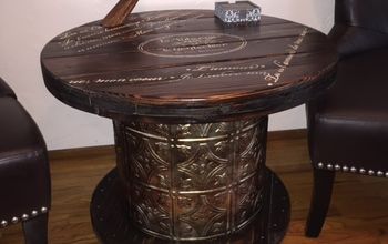 I Had A Vision For This Old Cable Spool