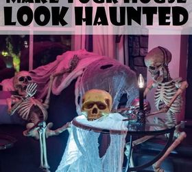 how to make your house look haunted, halloween decorations, how to
