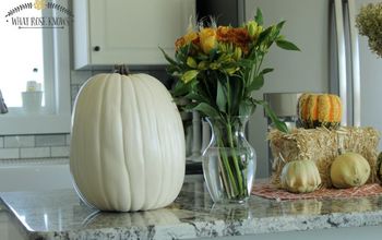 Vaso de abóbora rústica para Halloween, outono, ação de graças ou outono