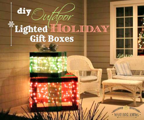 outdoor lighted holiday gift boxes christmas decorations crafts seasonal holiday decor - Christmas Gift Decorations outdoor lighted holiday gift boxes christmas decorations crafts seasonal holiday decor - Christmas Gift Decorations