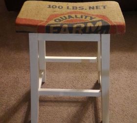 bar stool makeover, painted furniture
