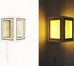 lamp out of picture frames, crafts, lighting, repurposing upcycling