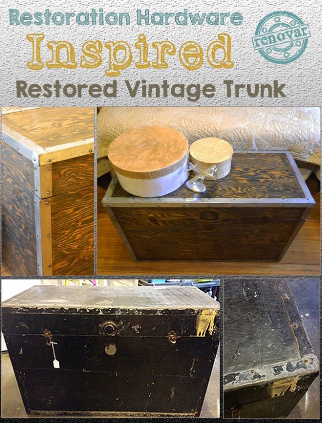 como restaurei este ba de madeira vintage