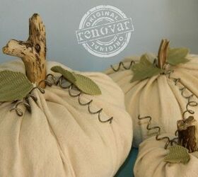 easy diy cloth pumpkin tutorial, crafts, halloween decorations, how to, seasonal holiday decor