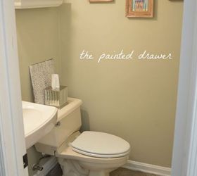 how to create the look of a stone floor out of old linoleum, bathroom ideas, chalk paint, flooring, how to, painting, small bathroom ideas