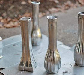 free vase to silver candelstick fall tablescape, crafts, repurposing upcycling, seasonal holiday decor
