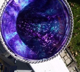 pretty in purple spitchallenge, crafts, Inside view