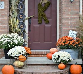 DIY Welcome Sign & Fall Front Porch Reveal | Hometalk