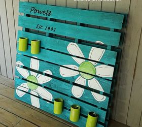 pallet sign and garden planter all in one, crafts, gardening, pallet, repurposing upcycling