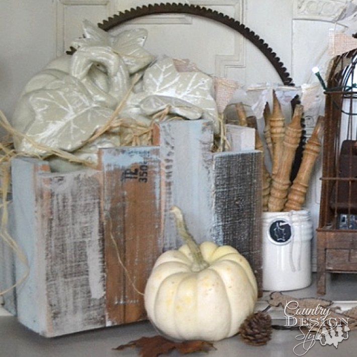 fall rustic vignette home for fall, crafts, seasonal holiday decor