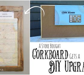 Store Bought Corkboard Gets DIY Upgrade!