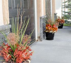 8 tips for making a gorgeous fall outdoor floral arrangement, crafts, seasonal holiday decor