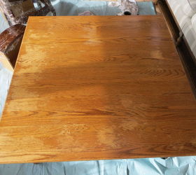 q oak table discolorations, furniture cleaning, furniture refurbishing, painted furniture
