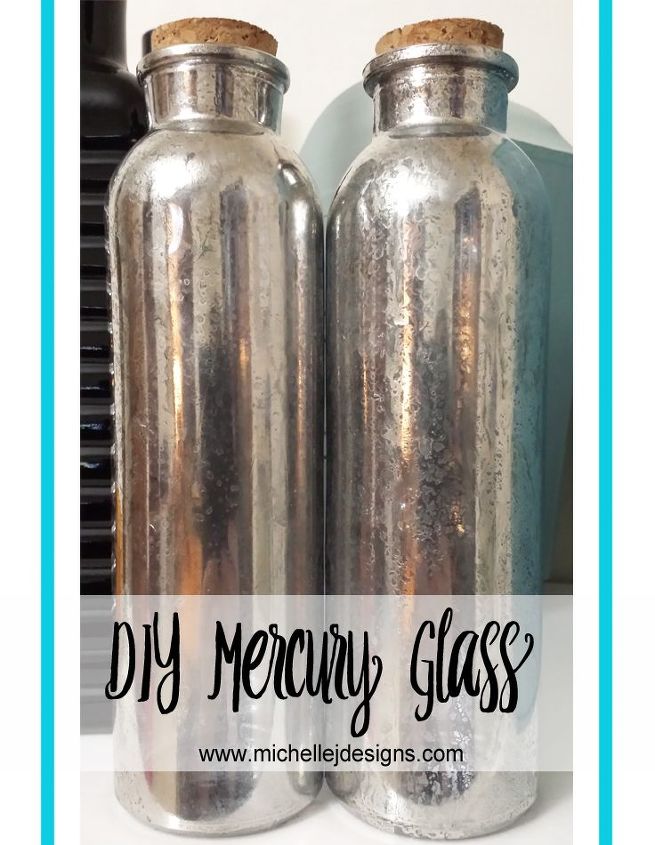 diy mercury glass, crafts
