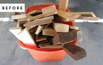 Solución para organizar la madera de desecho