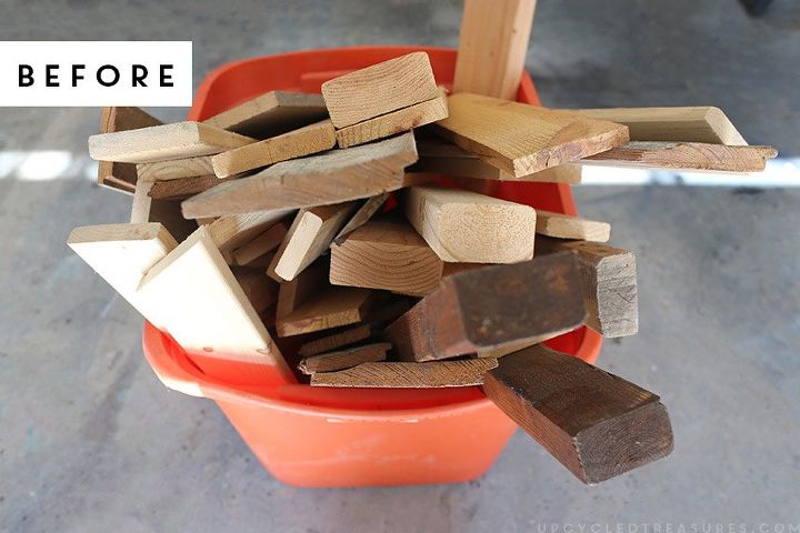 solucin para organizar la madera de desecho
