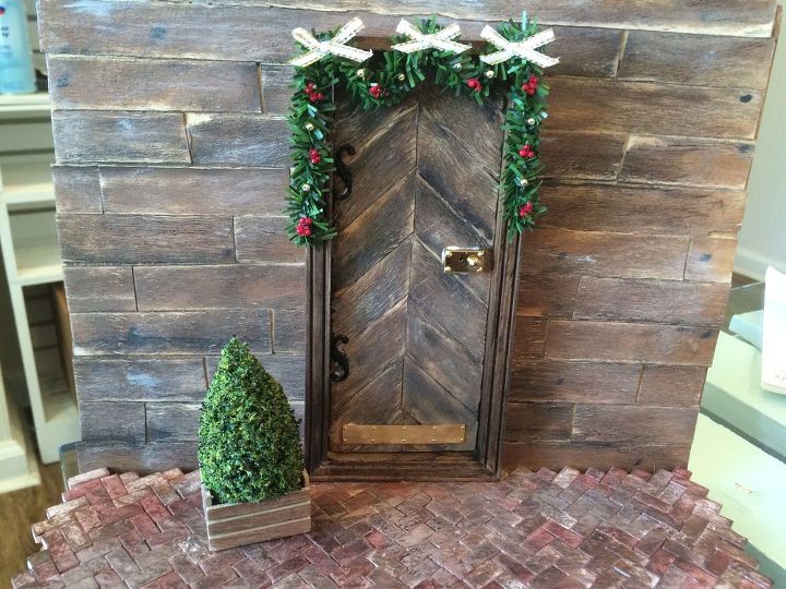 Stranger things door decoration contest won strangerthings Holiday Elf Door | Hometalk