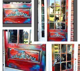 not your regular red door spitchallenge, chalk paint, doors, painting