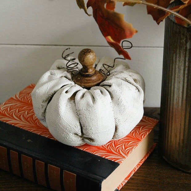 s these bloggers want to turn your home into a fall fantasy land, crafts, halloween decorations, home decor, seasonal holiday decor, thanksgiving decorations, Make a Few Plush Fabric Pumpkins