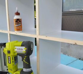 cubby organizer makeover, painted furniture