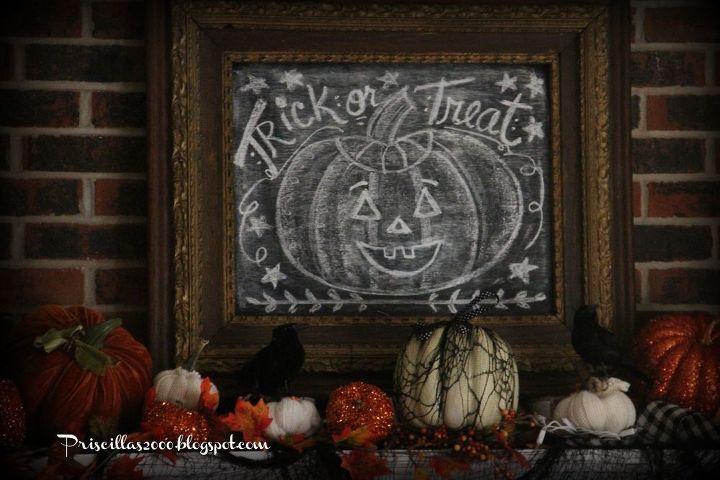 halloween on the mantel, fireplaces mantels, halloween decorations, seasonal holiday decor