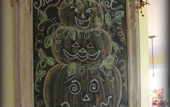 Halloween on the Chalkboard