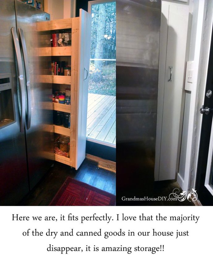 how to build your own rolling pantry, closet, diy, kitchen design, woodworking projects