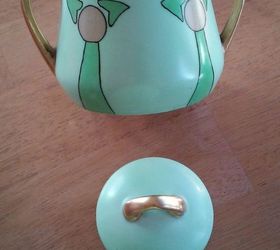 q what is the pattern name of my sugar bowl weimar germany, repurposing upcycling