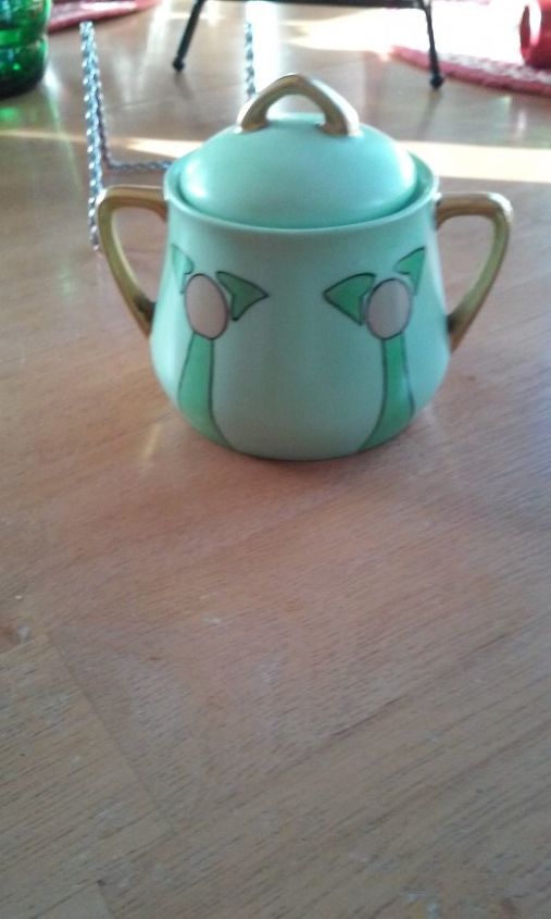 q what is the pattern name of my sugar bowl weimar germany, repurposing upcycling