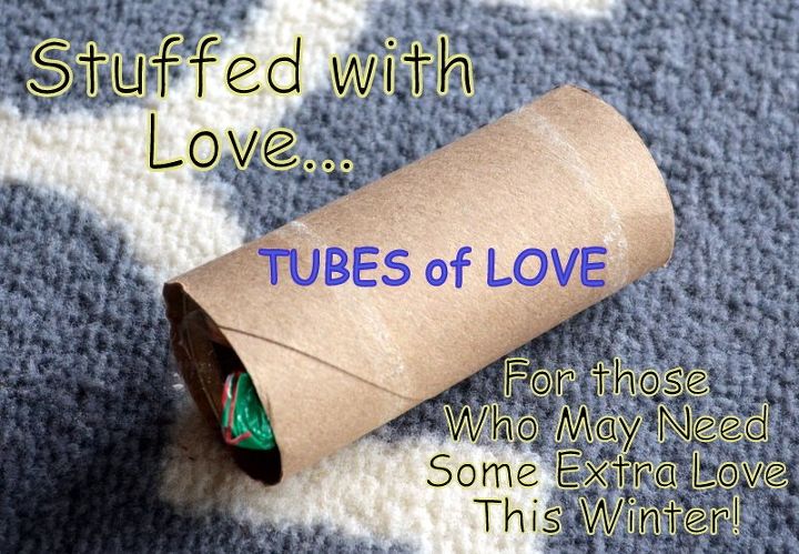 tubes of love, crafts, repurposing upcycling