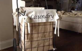 DIY Granny Shopping Cart Laundry Hamper