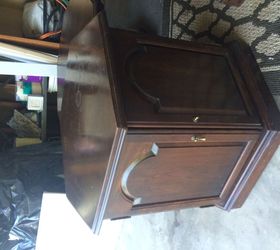 ethan allen furniture makeover, Ethan allen end table of same design as dining room table and chairs