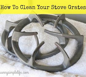 how to clean your stove grates, appliances, cleaning tips, how to