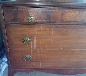 q help with dresser turning it into kitchen island, kitchen design, kitchen island, painted furniture, repurposing upcycling, Close up pic of front