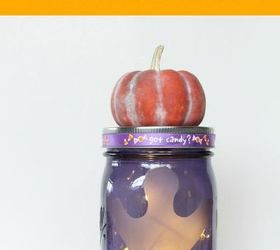ghostly mason jar, crafts, halloween decorations, mason jars, repurposing upcycling, seasonal holiday decor